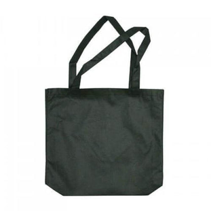 Non-Woven Bag (36x30x6) in black, durable eco-friendly option for carrying essentials.
