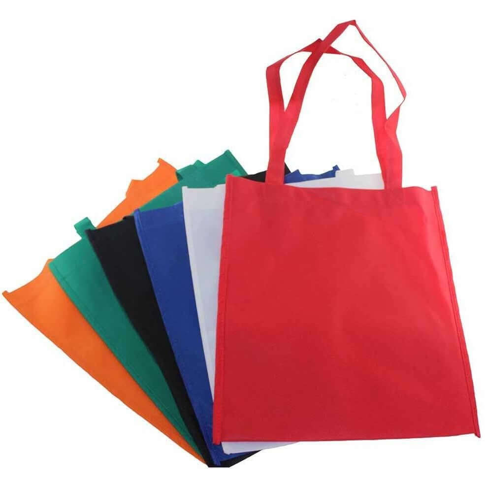 Non Woven Bag (37.1 x 31.2cm) in various colors, ideal for corporate gifts and everyday use.