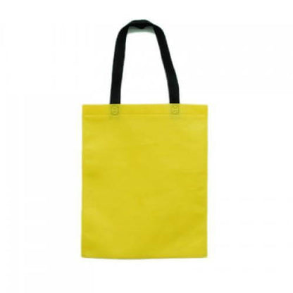 Non-Woven Bag with sturdy handle in yellow, perfect for eco-friendly corporate gifts.