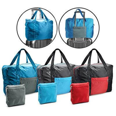 Nylon Foldable Travel Bag Corporate Gifts Singapore
