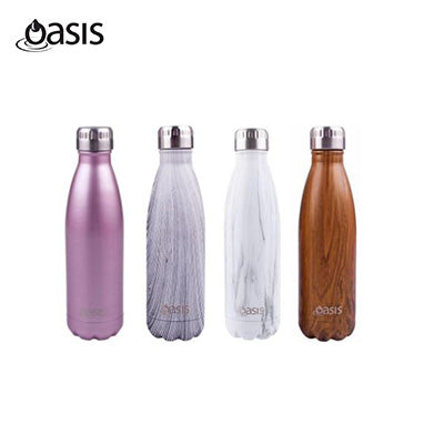 Oasis 350ml S/S Insulated Drink Bottle in four stylish designs; perfect for corporate gifts.