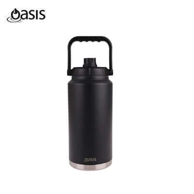 Oasis Stainless Steel Insulated Jug with Carry Handle 3.8L, perfect for outdoor gatherings and events.