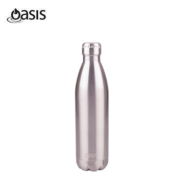 Oasis Stainless Steel Insulated Water Bottle 750ml in silver, ideal for corporate gift.