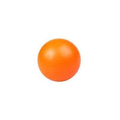 Orange Ball Stressball for stress relief and corporate gifting, customizable and ideal for events.