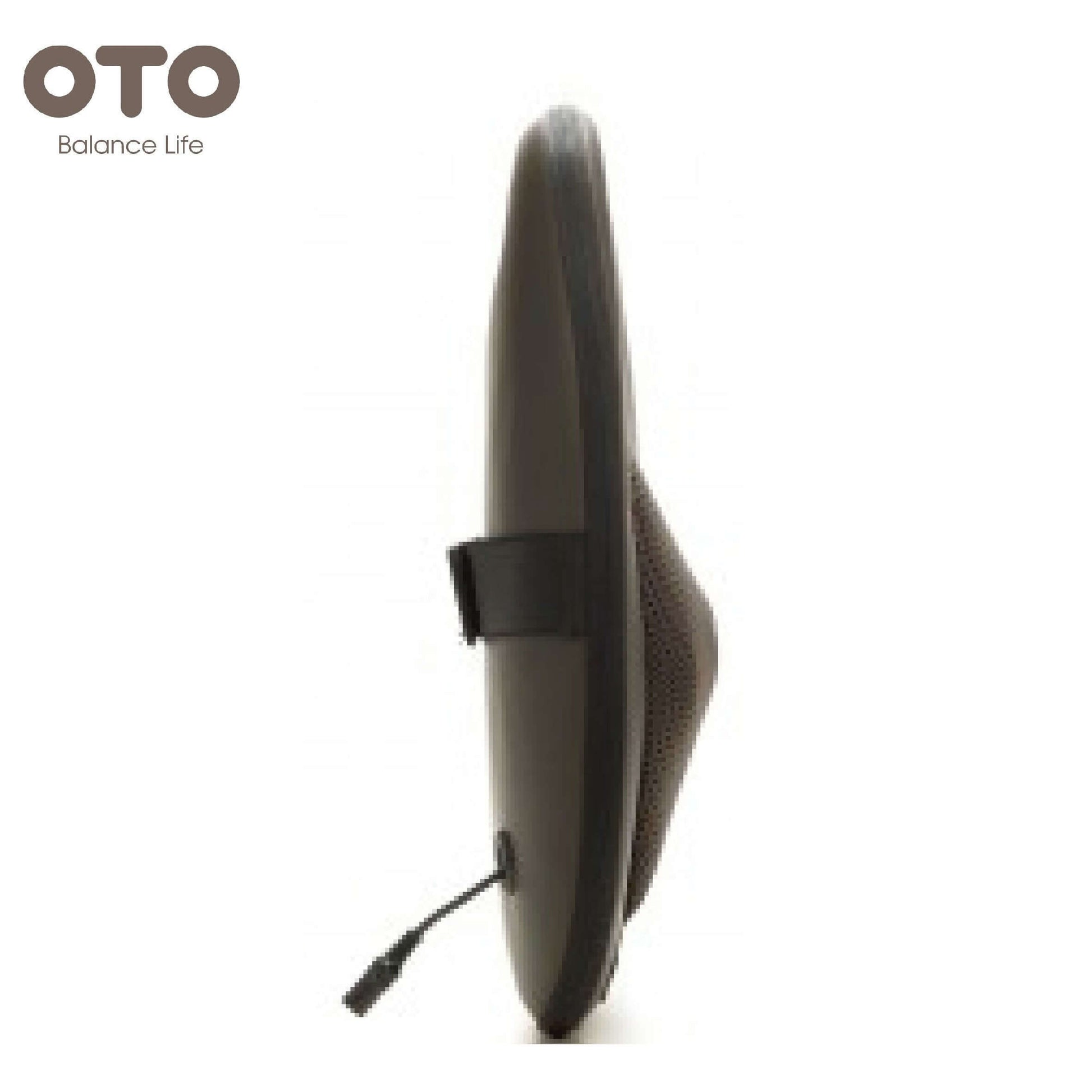 Side view of the OTO Handy Spa portable massager designed for relaxation and comfort.