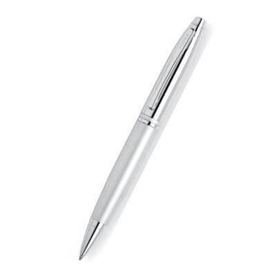 Pen | Cross | Calais - elegant white pen with chrome accents, perfect for corporate gift occasions.