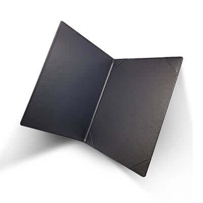 A4 PU Leather Black Certificate Holder Corporate Gifts Singapore