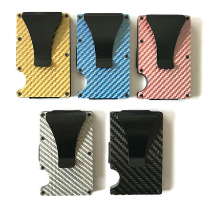 Carbon Fiber RFID Case with Money Clip Corporate Gifts Singapore