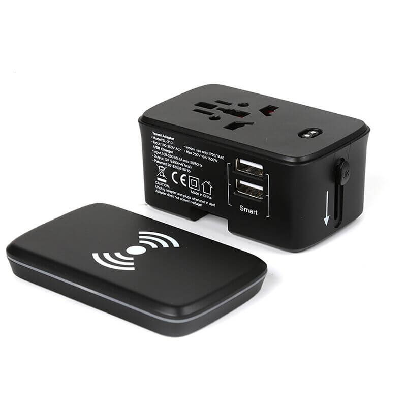Travel Adaptor with Wireless Charging Corporate Gifts Singapore
