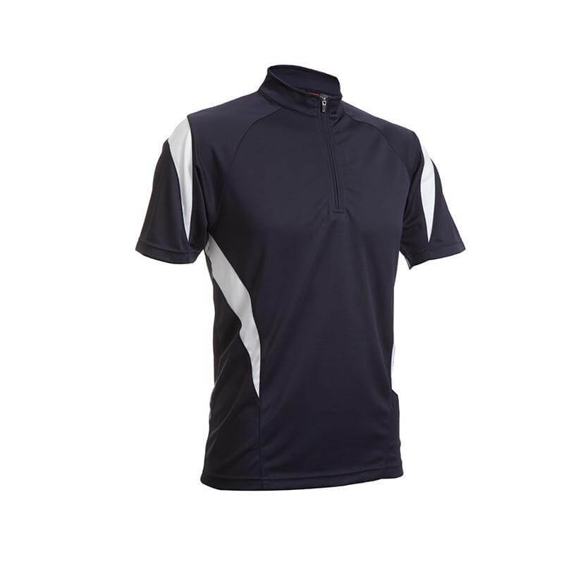 Quick Dry Mandarin Collar T-shirt with Stripes Corporate Gifts Singapore
