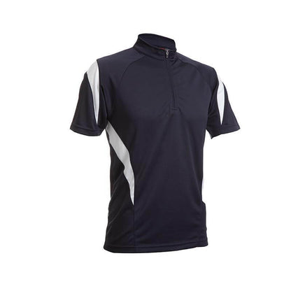 Quick Dry Mandarin Collar T-shirt with Stripes Corporate Gifts Singapore