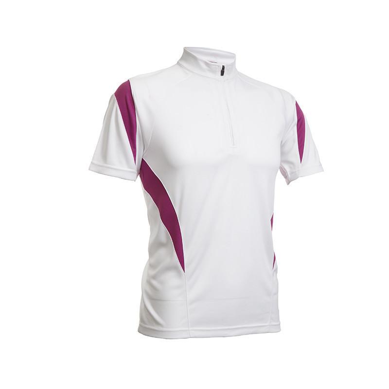 Quick Dry Mandarin Collar T-shirt with Stripes Corporate Gifts Singapore