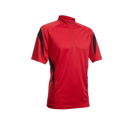 Quick Dry Mandarin Collar T-shirt with Stripes Corporate Gifts Singapore