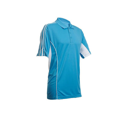 Quick Dry Unisex Polo T-shirt with shoulder stripes accents. Corporate Gifts Singapore