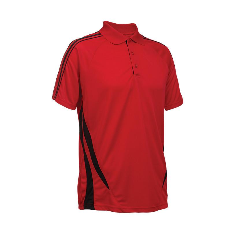 Quick Dry Unisex Polo T-shirt with Stripes accents Corporate Gifts Singapore