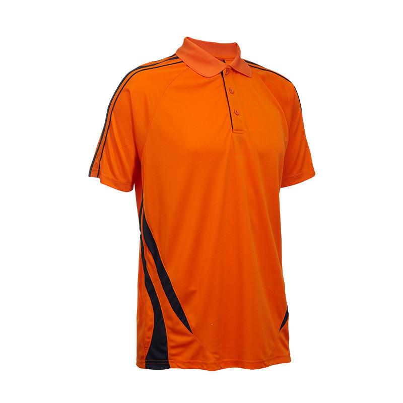 Quick Dry Unisex Polo T-shirt with Stripes accents Corporate Gifts Singapore