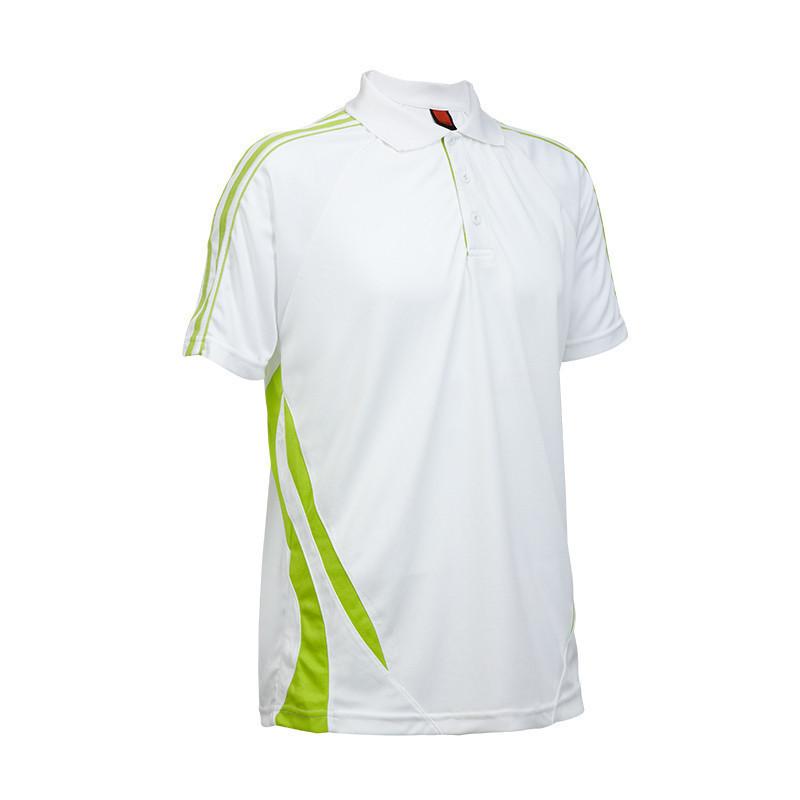 Quick Dry Unisex Polo T-shirt with Stripes accents Corporate Gifts Singapore