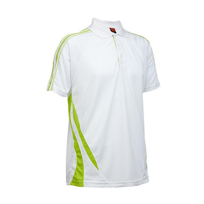 Quick Dry Unisex Polo T-shirt with Stripes accents Corporate Gifts Singapore
