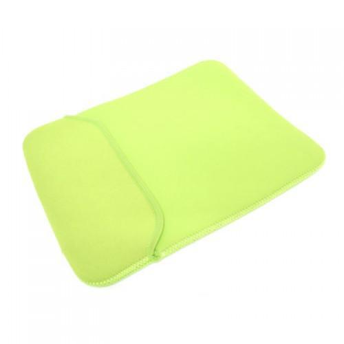 Reversible Neoprene Laptop Case (14 Inch) in bright green color, ideal for corporate gift or daily use.