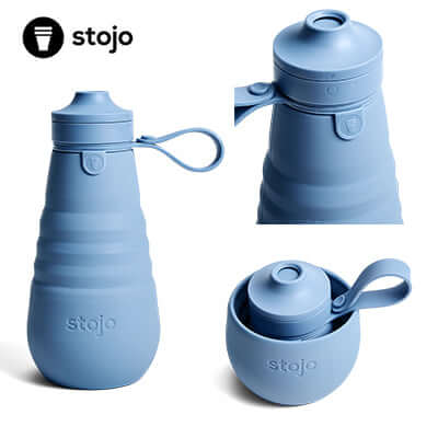 Stojo collapsible Sports Water Bottle 20oz Corporate Gifts Singapore