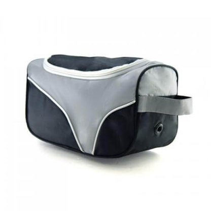 Scandic Shoe Pouch in grey and black design, perfect corporate gift for storing and transporting shoes.
