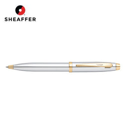 Sheaffer 100 Chrome/Gold Trim Ballpoint Pen Corporate Gifts Singapore