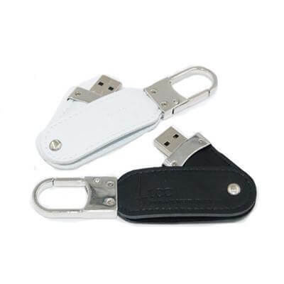 Swivel Leather USB Drive Corporate Gifts Singapore
