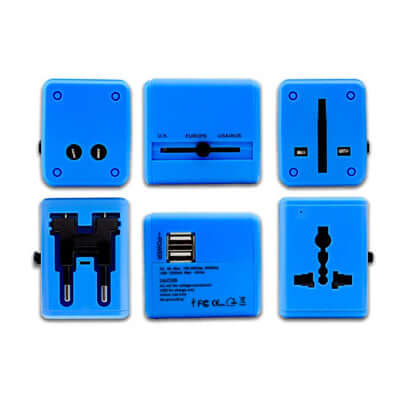 Travel Adapter (2 USB Port) Corporate Gifts Singapore