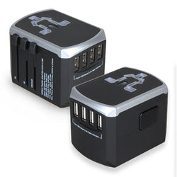 Travel Adapter with 4 USB Port Corporate Gifts Singapore