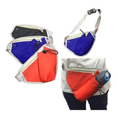 Triangular Waist Pouch with Bottle Compartment Corporate Gifts Singapore