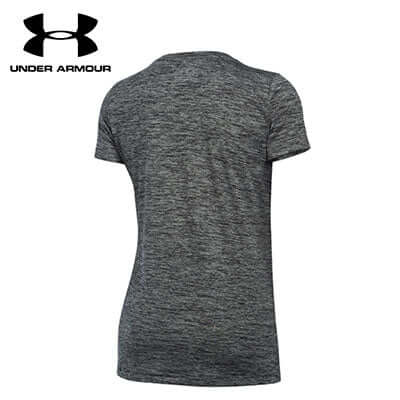 Under Armour Ladies Tech Twist Tee Shirt back view showcasing its soft fabric and stylish design, perfect as a corporate gift.