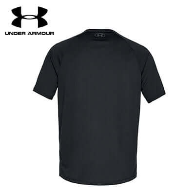 Under Armour Men 2.0 Tech Tee Shirt back view, ideal for workouts, with UA Tech fabric for comfort and dryness.