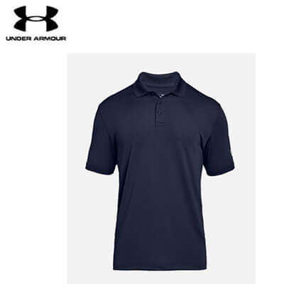 Under Armour Men Performance Polo Tee in navy, perfect for casual outings and active days, ideal Corporate Gift.